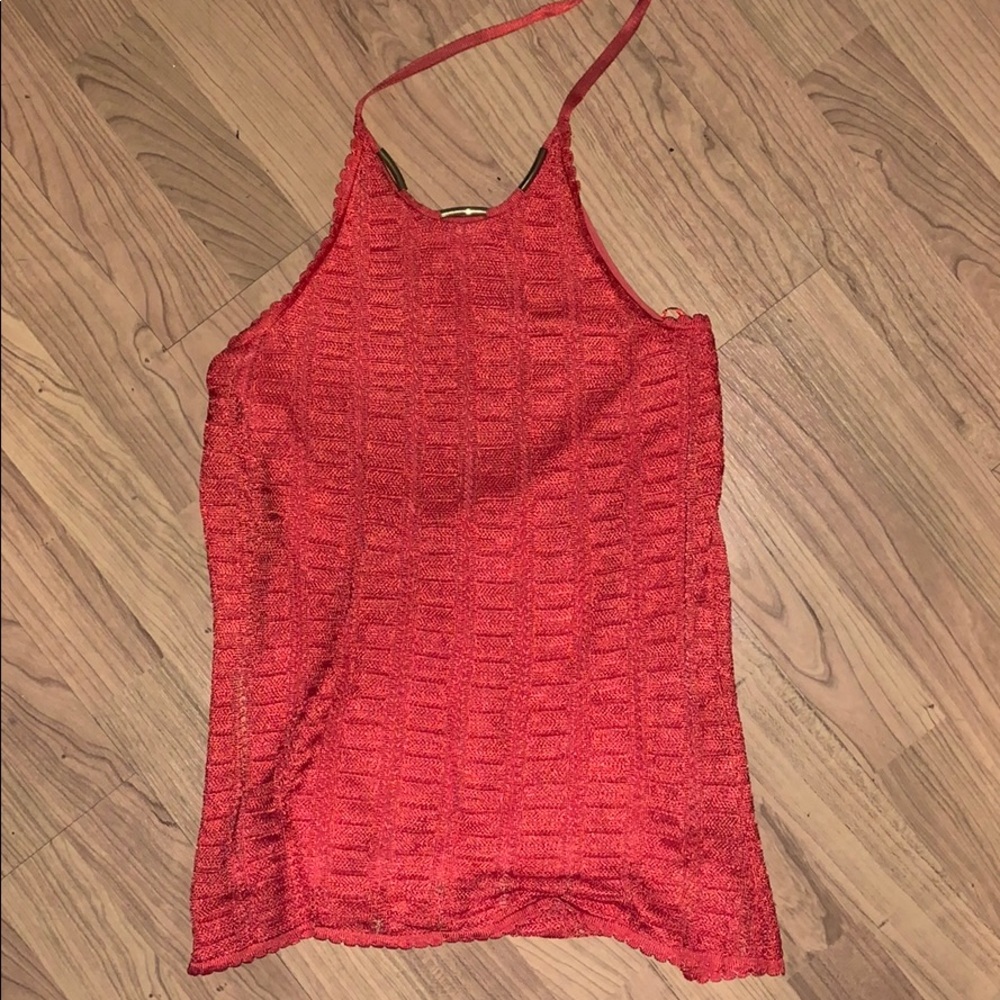 Guess Orange Knot Halter
